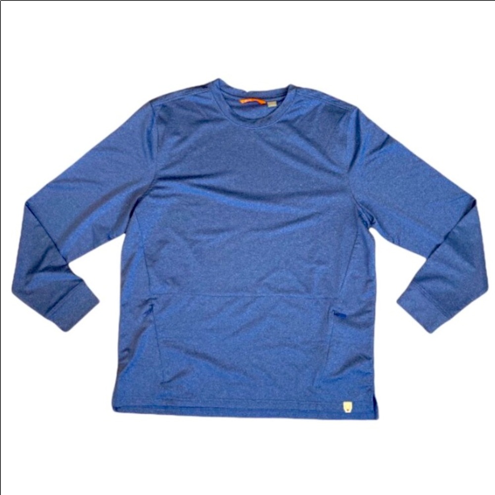 CBUK Moisture Wicking Jackson Crewneck Tour Blue Long Sleeve Shirt Size XL NWT